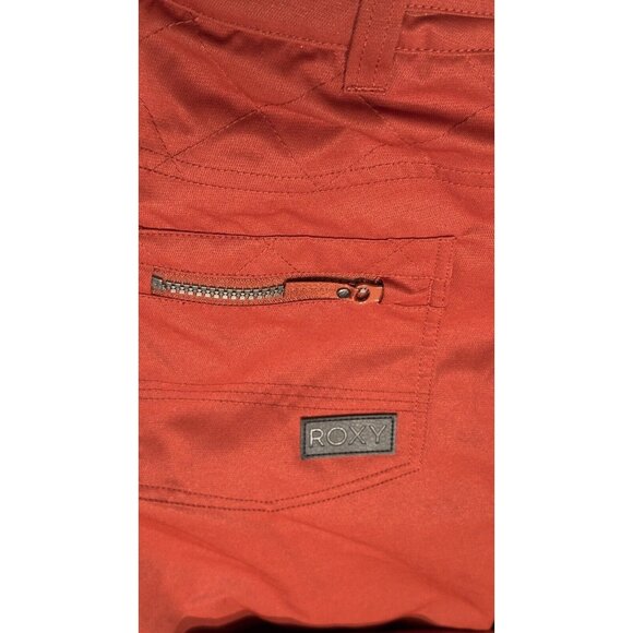 Women's Snow Pants By Roxy Nadia Smoked Paprica Size XS 10K DryFlight Technology - Picture 12 of 16